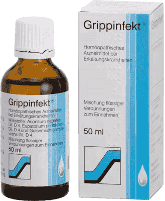 GRIPINFEKT, Influenza infections, homeopathy drops - UKDorf 