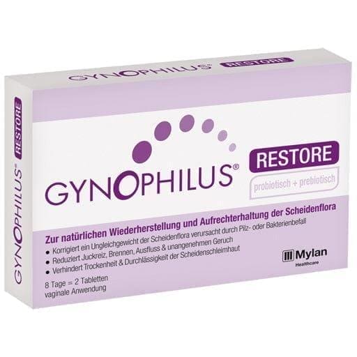 GYNOPHILUS restore vaginal tablets, Lactobacillus casei, lactobacillus rhamnosus - UKDorf 