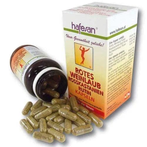 HAFESAN, Red Vine Leaves, Horse Chestnut, Rutin, Buckwheat, routine - UKDorf 