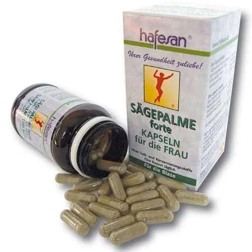 HAFESAN saw palmetto forte for women, for women's bladder and urinary tract - UKDorf 