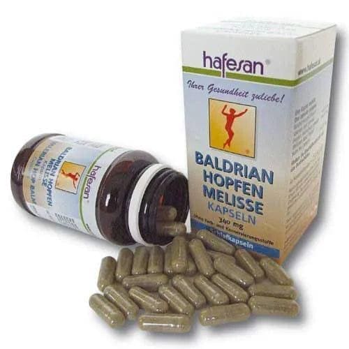 HAFESAN valerian, hops, lemon balm, restlessness, nervousness, deeper sleep - UKDorf 