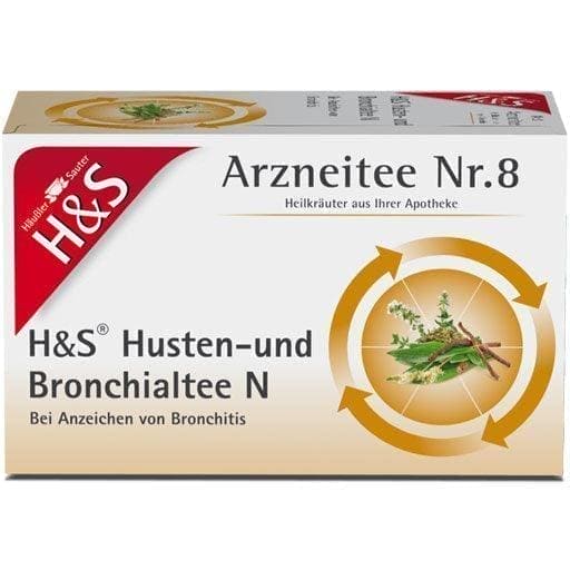 H&S herbal tea for cough and bronchial tea N filter bag UK