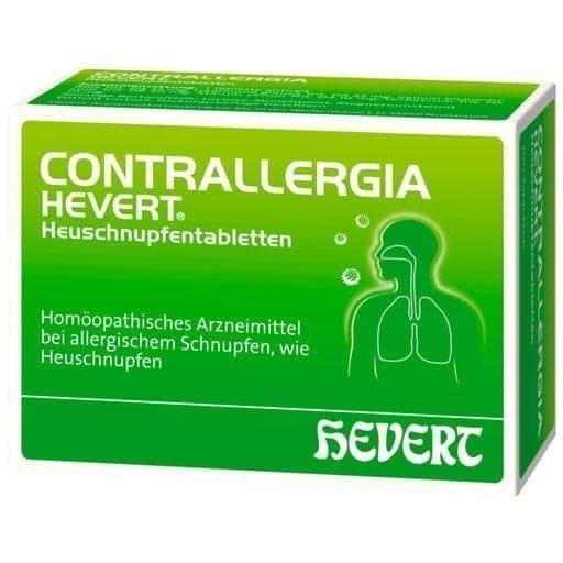 Hay fever tablets, allergic rhinitis, CONTRALERGIA Hevert - UKDorf 