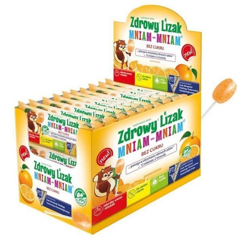 Healthy Lollipop Yum-Yum for Immunity, orange - UKDorf 