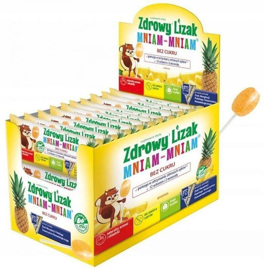Healthy Lollipop Yum-Yum for Immunity, pineapple - UKDorf 
