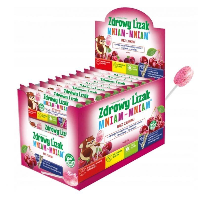 Healthy Lollipop Yum-Yum for Immunity, sparkling cherry - UKDorf 