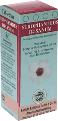 Heart failure, anticipatory anxiety, STROPHANTHUS D 4 Sanum tablets - UKDorf 