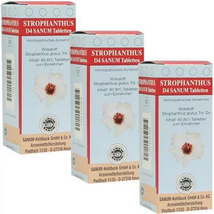 Heart failure, anticipatory anxiety, STROPHANTHUS D 4 Sanum tablets - UKDorf 