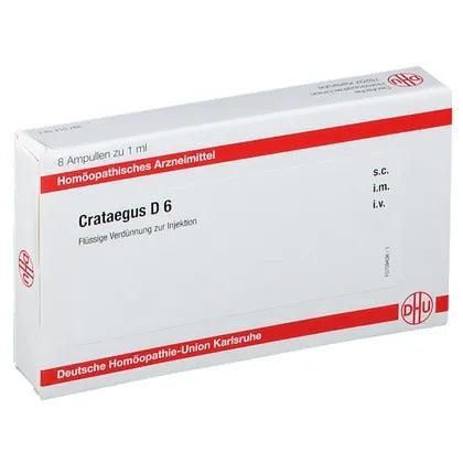 Heart problems, CRATAEGUS D 6 ampoules - UKDorf 