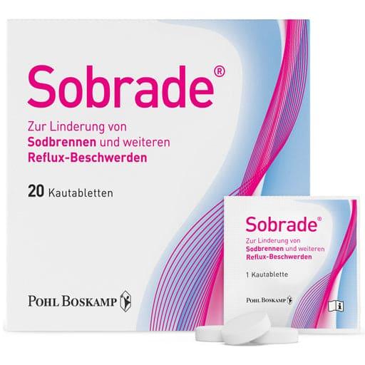 Heartburn & reflux (also during pregnancy), SOBRADE chewable tablets - UKDorf 