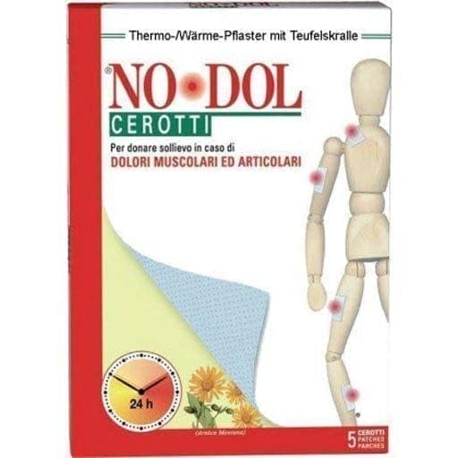 HEAT PATCHES with devil's claw 5 pcs, devils claw - UKDorf 