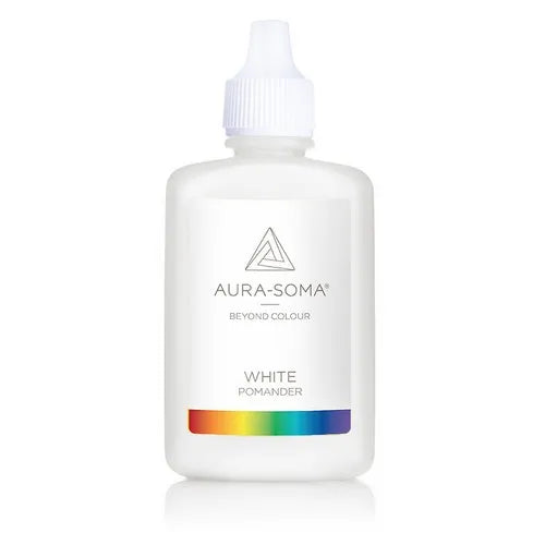 helps to focus on what's essential and maintain focus Aura Soma Pomander White 25 ml