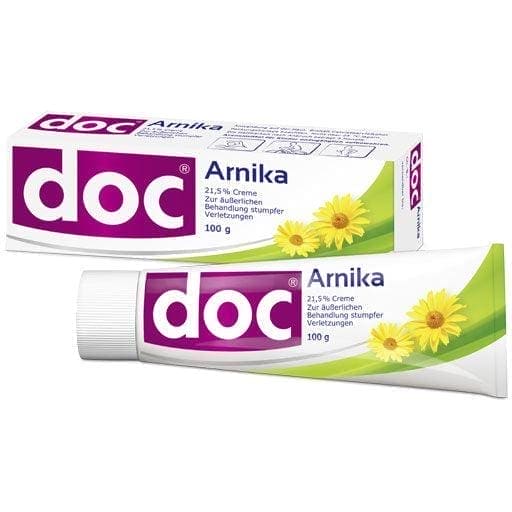 Hematoma, sprain, distortion, bruises, contusion, DOC ARNICA cream - UKDorf 