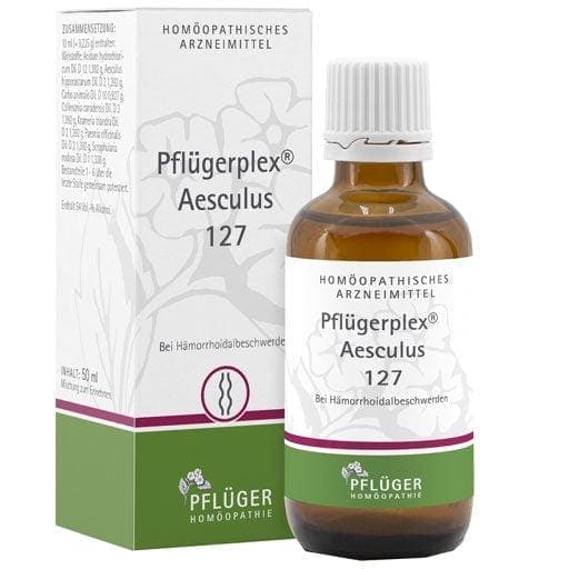 Hemorrhoids, bleeding internal hemorrhoids, PFLUEGERPLEX Aesculus 127 drops - UKDorf 