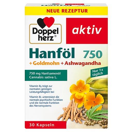 Hemp oil, gold poppy seeds, ashwagandha - UKDorf 