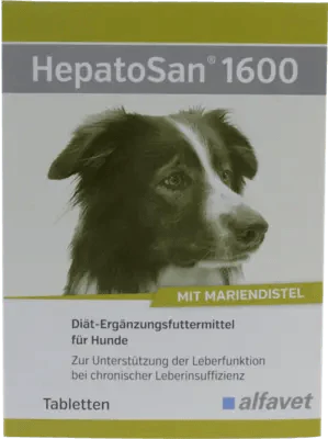 HEPATOSAN 1600 diet supplement feed tablet for dogs, cats - UKDorf 