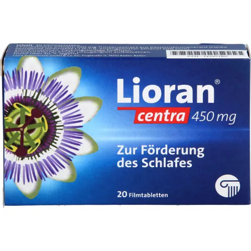 herbal medicinal for sleep LIORAN centra 450 mg film-coated tablets