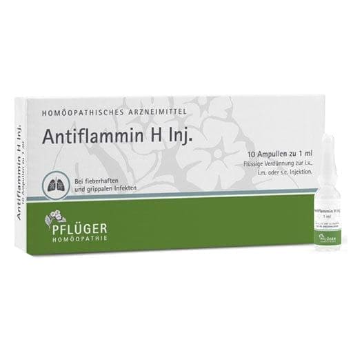 Homeopathic medicine for colds, ANTIFLAMMIN H Inj.ampoules - UKDorf 