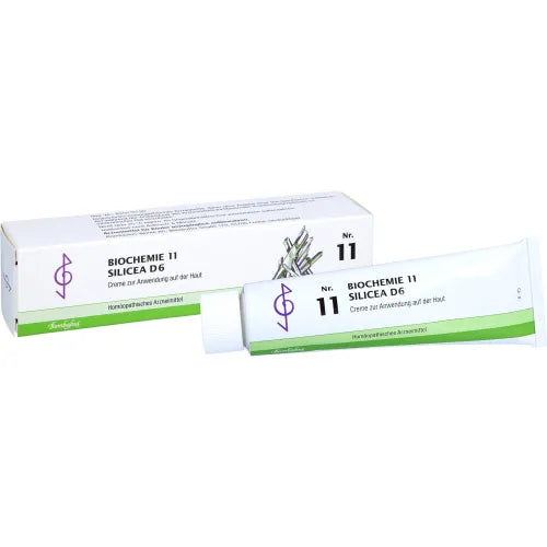 homeopathic medicine BIOCHEMIE 11 Silicea D 6 Cream 100 ml - 2