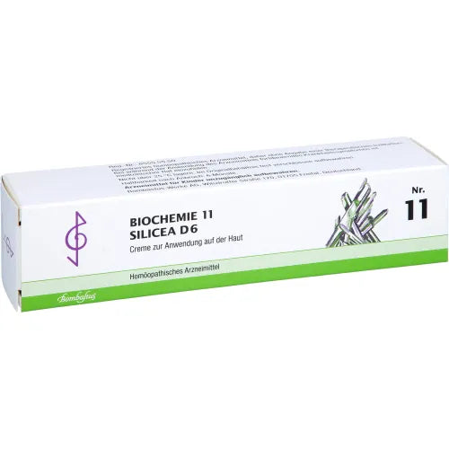 homeopathic medicine BIOCHEMIE 11 Silicea D 6 Cream 100 ml - 3