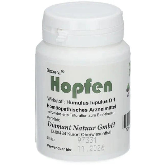Hop plant, Hops, (Humulus lupulus), BIOXERA capsules - UKDorf 