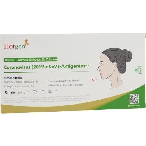 HOTGEN COVID-19 Lay Nasal Rapid Test, detecting the omicron corona variant - UKDorf 