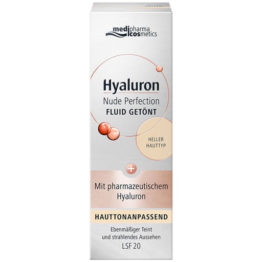HYALURON NUDE Perfect.Fluid tinted light.HT SPF 20 - UKDorf 