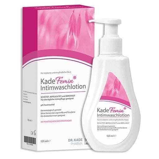 Hyaluronic acid, oat, Bladderwrack, lactic acid, KADEFEMIN intimate wash lotion - UKDorf 
