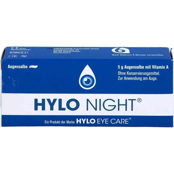 HYLO NIGHT eye ointment preservative free, how to use - UKDorf 
