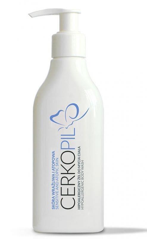Hypoallergenic body wash gel 300 ml, CERKOPIL - UKDorf 