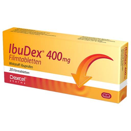 Ibuprofen, IBUDEX 400 mg film-coated tablets - UKDorf 