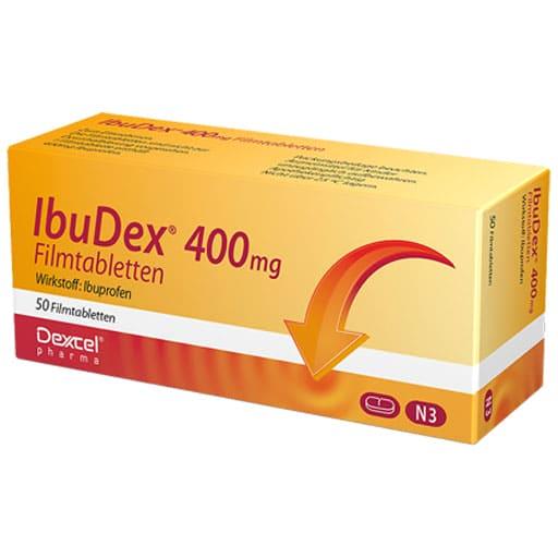 Ibuprofen, IBUDEX 400 mg film-coated tablets - UKDorf 