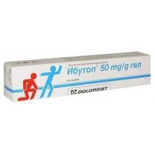 IBUTOP gel for pain and inflammation of muscles and joints 50 g UK