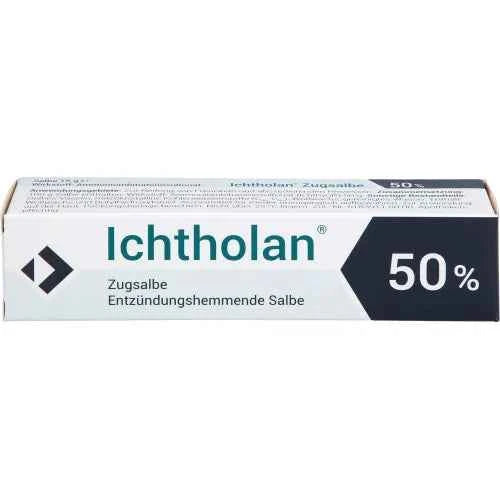 Treatment gonarthrosis, contusions, sprains ICHTHOLAN ointment 50%