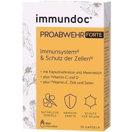 IMMUNDOC Pro Defense Forte, nasturtium, horseradish, vitamins, minerals - UKDorf 