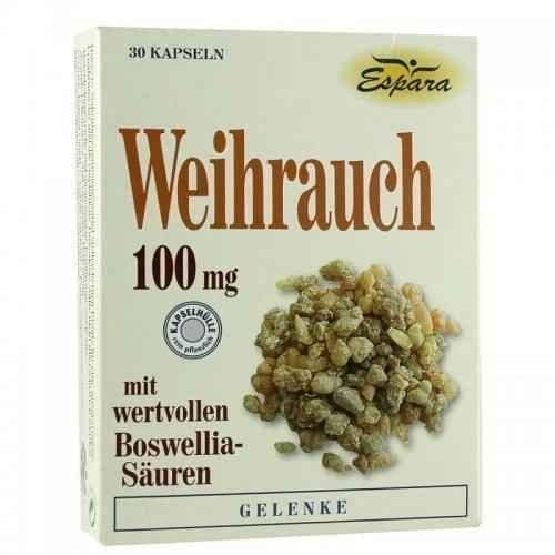 INCENSE 30 capsules Weihrauch, Ayurveda UK