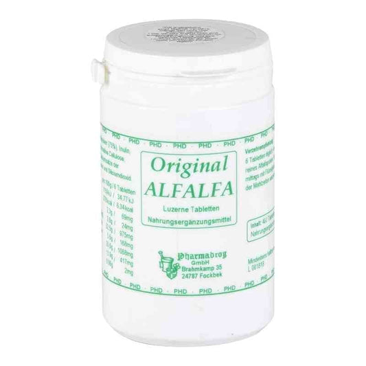 Increase urine flow, high cholesterol, asthma, osteoarthritis, ALFALFA TABLETS - UKDorf 