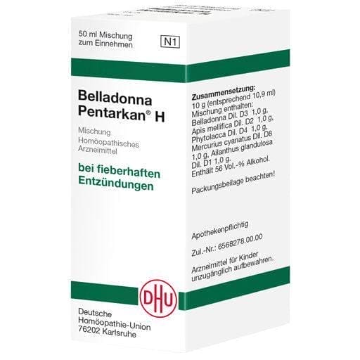 Inflammatory diseases, BELLADONNA PENTARKAN H mixture - UKDorf 