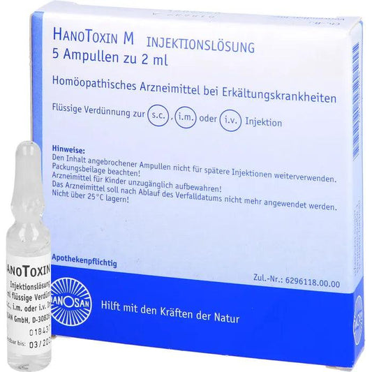 Influenza virus, Fever, weakness, HANOTOXIN M solution for injection - UKDorf 