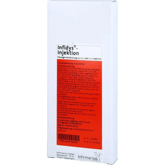 Insomnia, allergies, anxiety, depression, obsessive, INFIDYS injection ampoules - UKDorf 