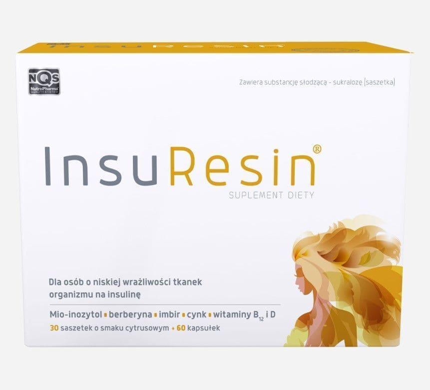 Insuresin set of 30 sachets + 60 capsules - UKDorf 
