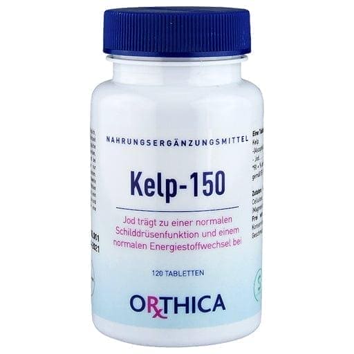Iodine deficiency, kelp extract iodine, ORTHICA Kelp 150 tablets - UKDorf 