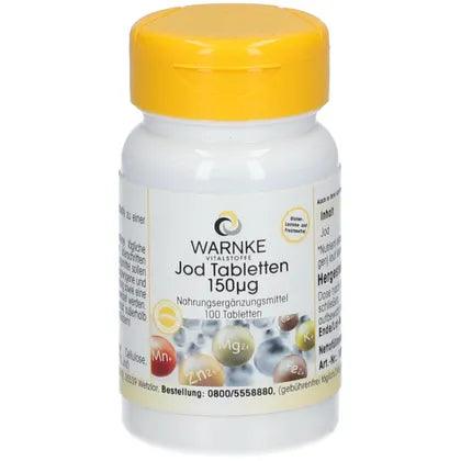 IODINE TABLETS 150 μg 100 pcs - UKDorf 