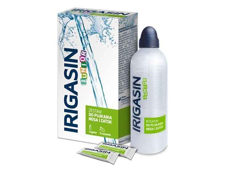 Irigasin Junior Kit irrigator + sachets (12 pieces)