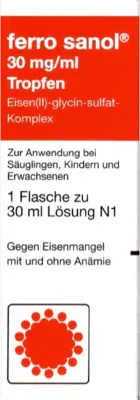 Iron deficiency, iron deficiency anemia, FERRO SANOL oral drops - UKDorf 