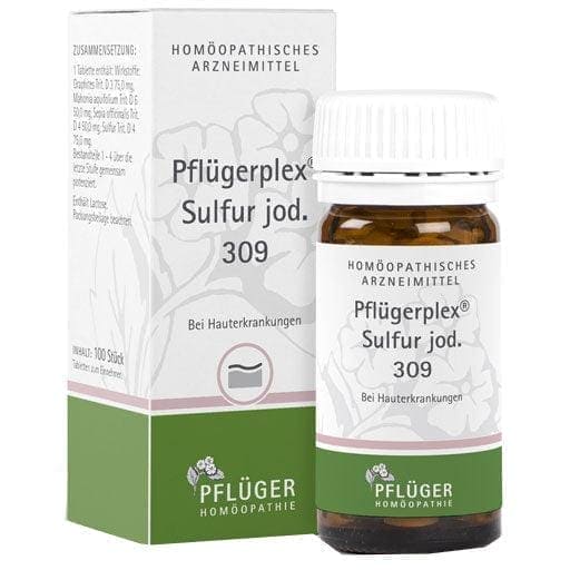Itch skin, itching skin at night, PFLÜGERPLEX Sulfur jod.309 tablets - UKDorf 