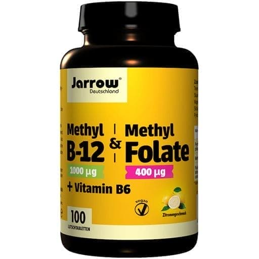 JARROW Methyl B-12 & Methyl Folate+Vitamin B6 - UKDorf 