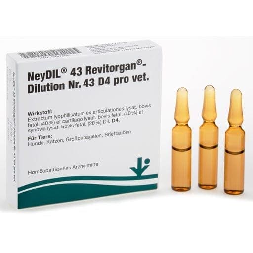 Joint problems, NEYDIL No.43 Revitorgan Dil.D 4 per ampoules vet. - UKDorf 