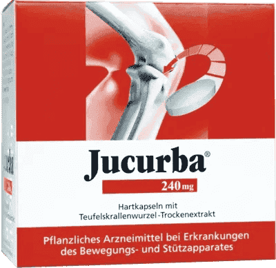 JUCURBA 240 mg hard capsules, Devils claw root dry extract - UKDorf 