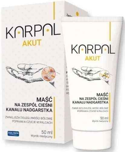 Karpal Akut, carpal tunnel syndrome, ointment